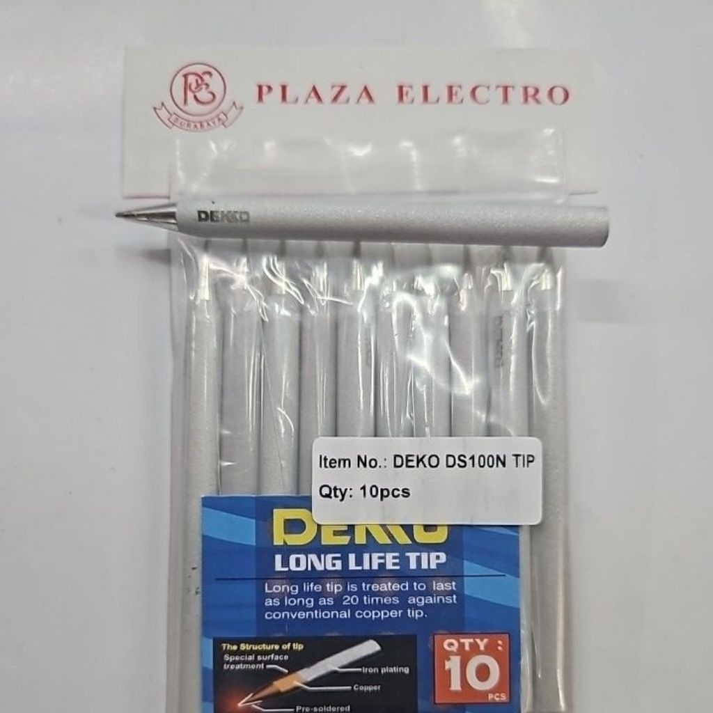UJUNG SOLDER / MATA SOLDER / TIP SOLDER 100 WATT ORIGINAL DEKKO KRISTAL