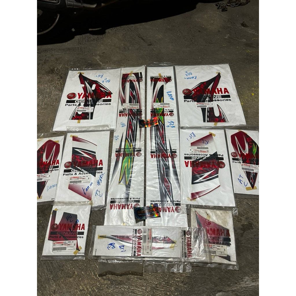 striping fiz r 2005 merah original