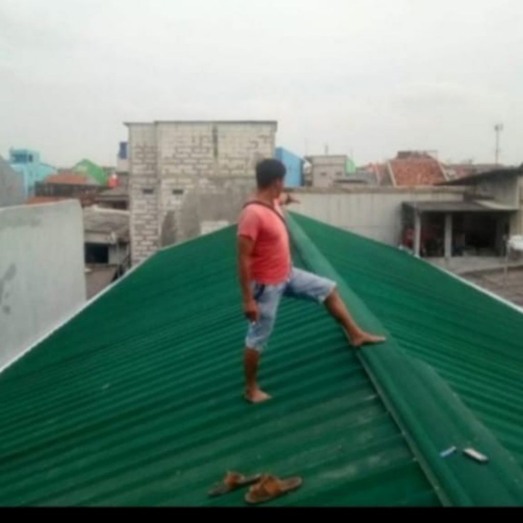 bokar pasang atap spandek pasir