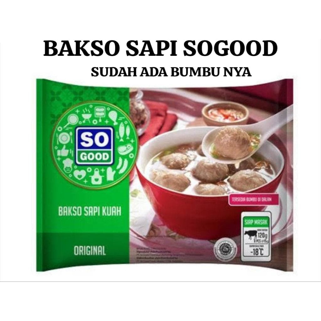 

So good Bakso Sapi Kuah Original (190gr)