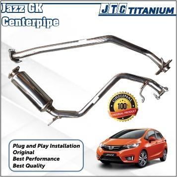 JTC Titanium Racing Centerpipe Exhaust Muffler Knalpot HONDA JAZZ GK5
