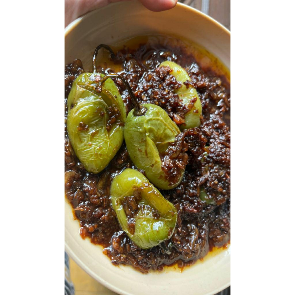 

[TERMURAH-UNTUK DICOBA ISI 2 (BESAR & SEDANG/KECIL] SACHET SAMBAL CABE GENDOT EBI ALA TEH SANTI/CABE GENDOT PEDAS/CABE HIJAU SAMBAL/ASE CABE HIJAU