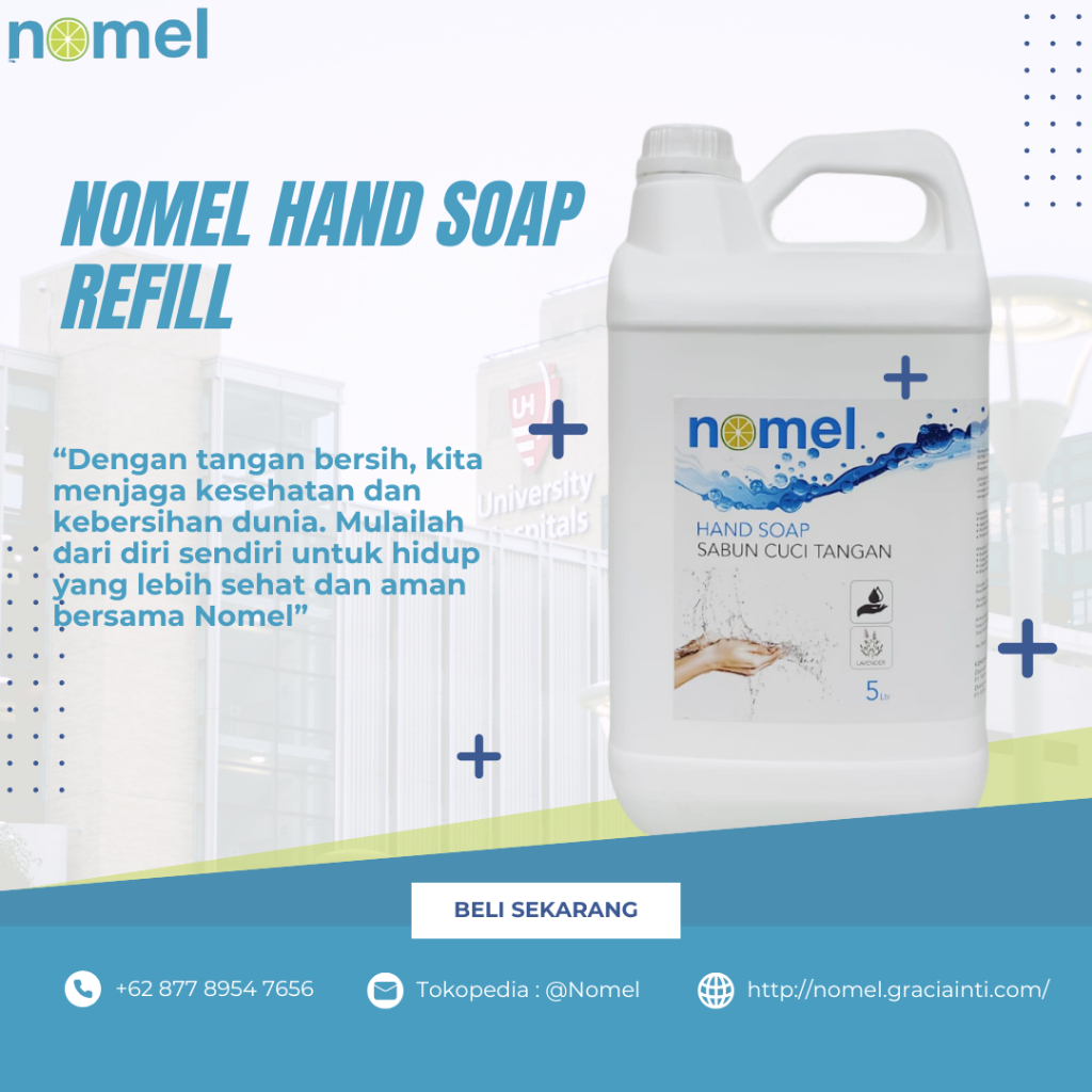NOMEL+ Hand Soap Refill 5 Liter - Lavender