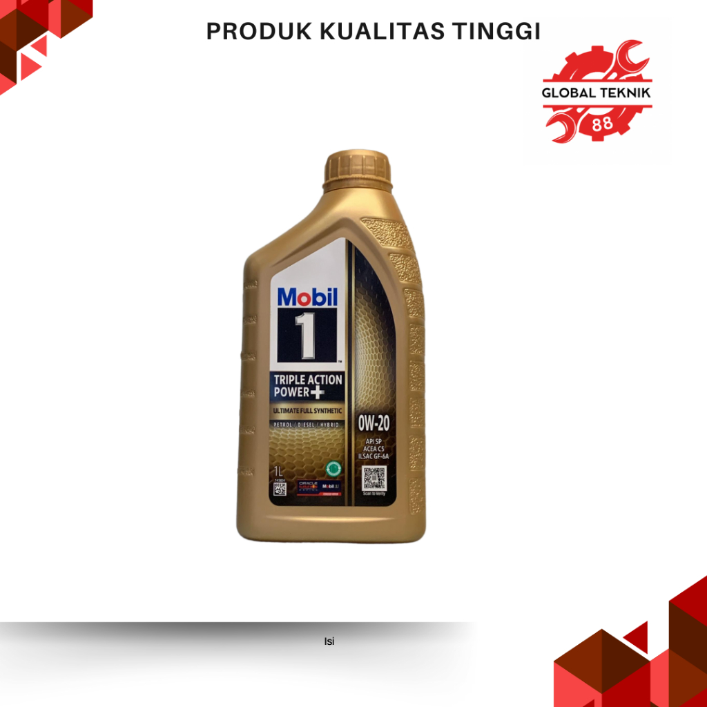 Oli Mesin - Mobil 1 0W-20 (1 liter) ORIGINAL