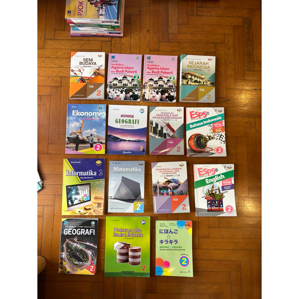 [ SECOND/BEKAS ] buku pelajaran sma kelas 11/XI ERLANGGA GRAFINDO QUADRA