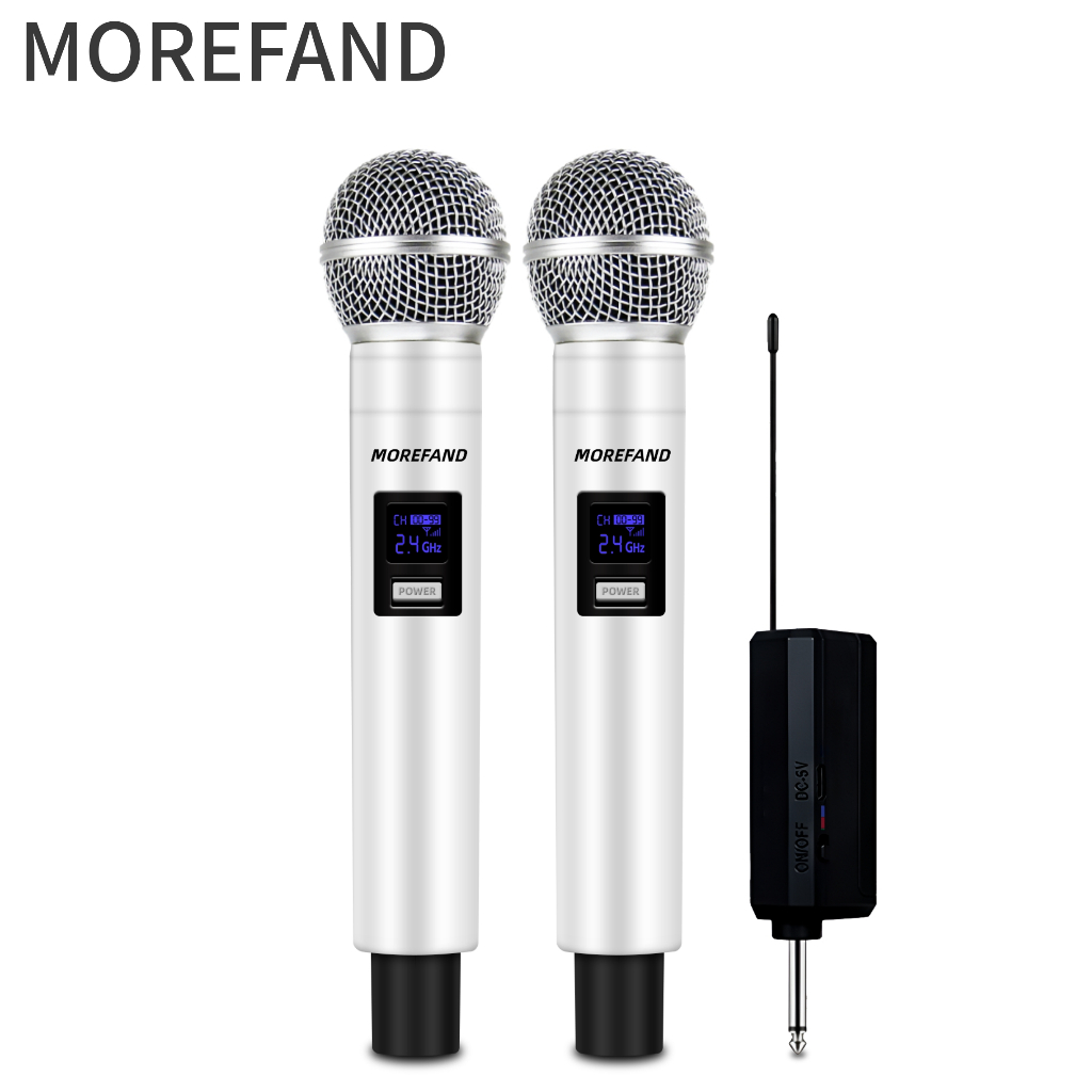 Morefand Microphone Karaoke, Mikrofon,Mik ,Mik Karaoke, Microphone,Mic Karaoke Suara Jernih,Vocal
