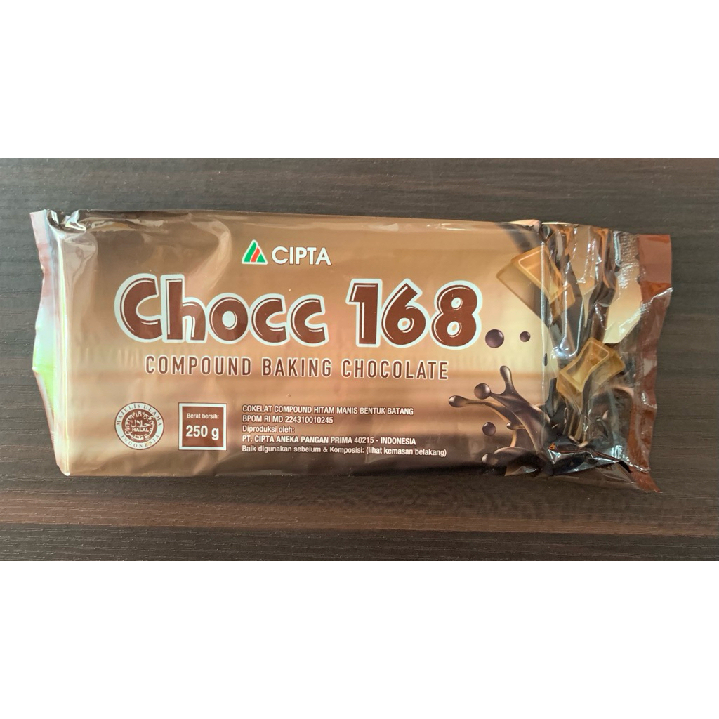 

Chocc 168 Compound Baking Dark Cokelat 250gr