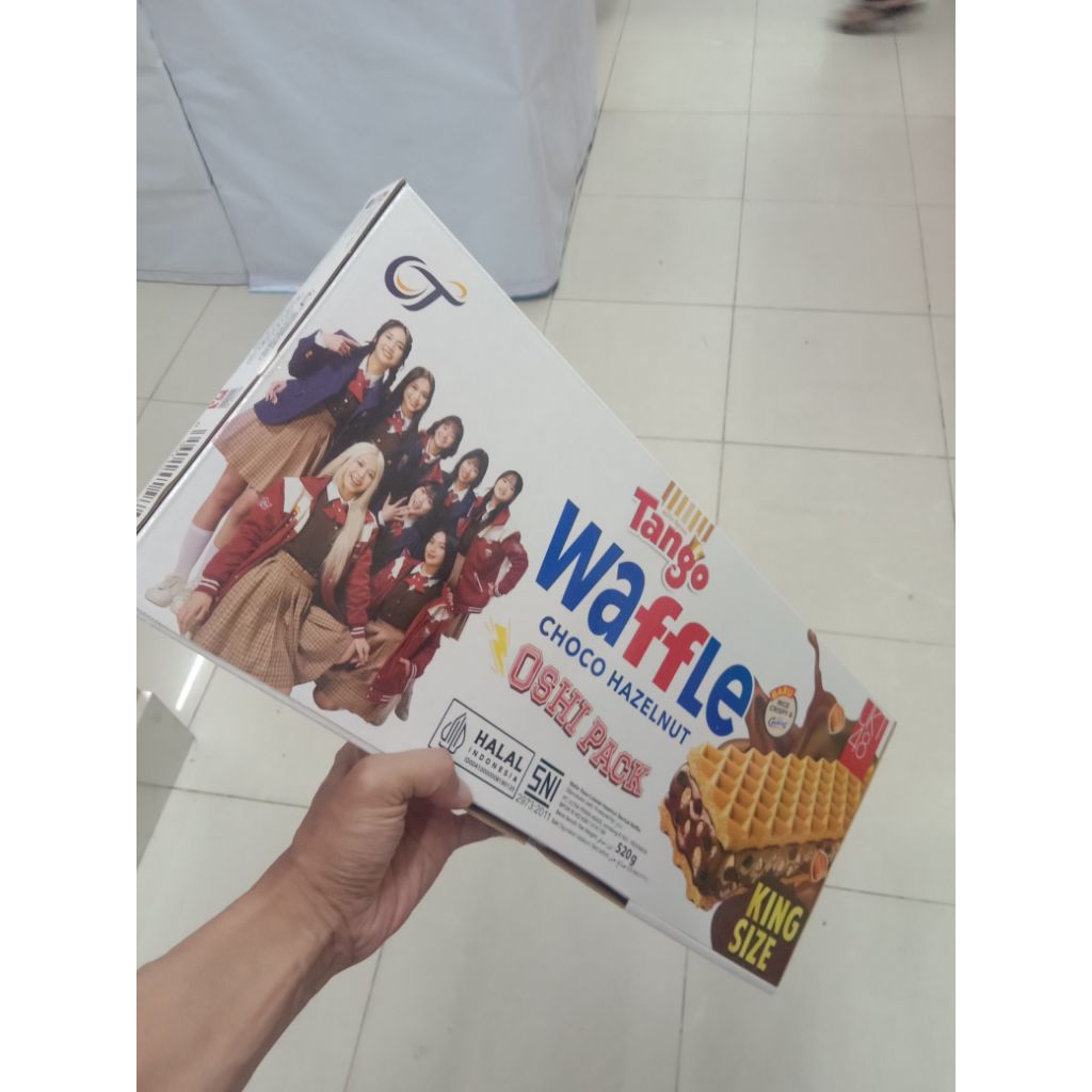 

OT Tango Waffle choch hazelnut king size 520g