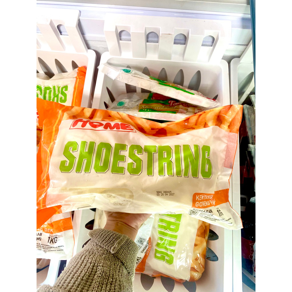 

Kentang Home Shoestring 1 kg / kentang frozen