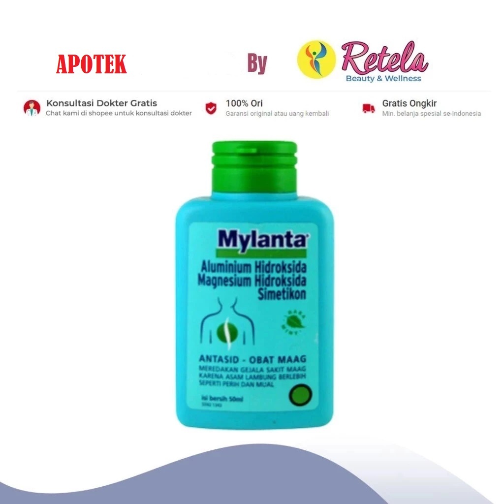 

Mylanta Syrup 150ml/maagh/nyeri uluh hati/tukak lambung