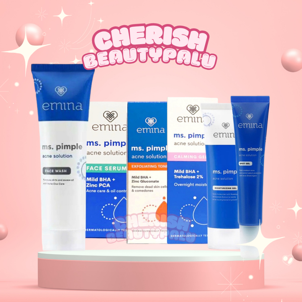 EMINA MS PIMPLE - Paket Skincare Lengkap Atasi Jerawat Acne Prone