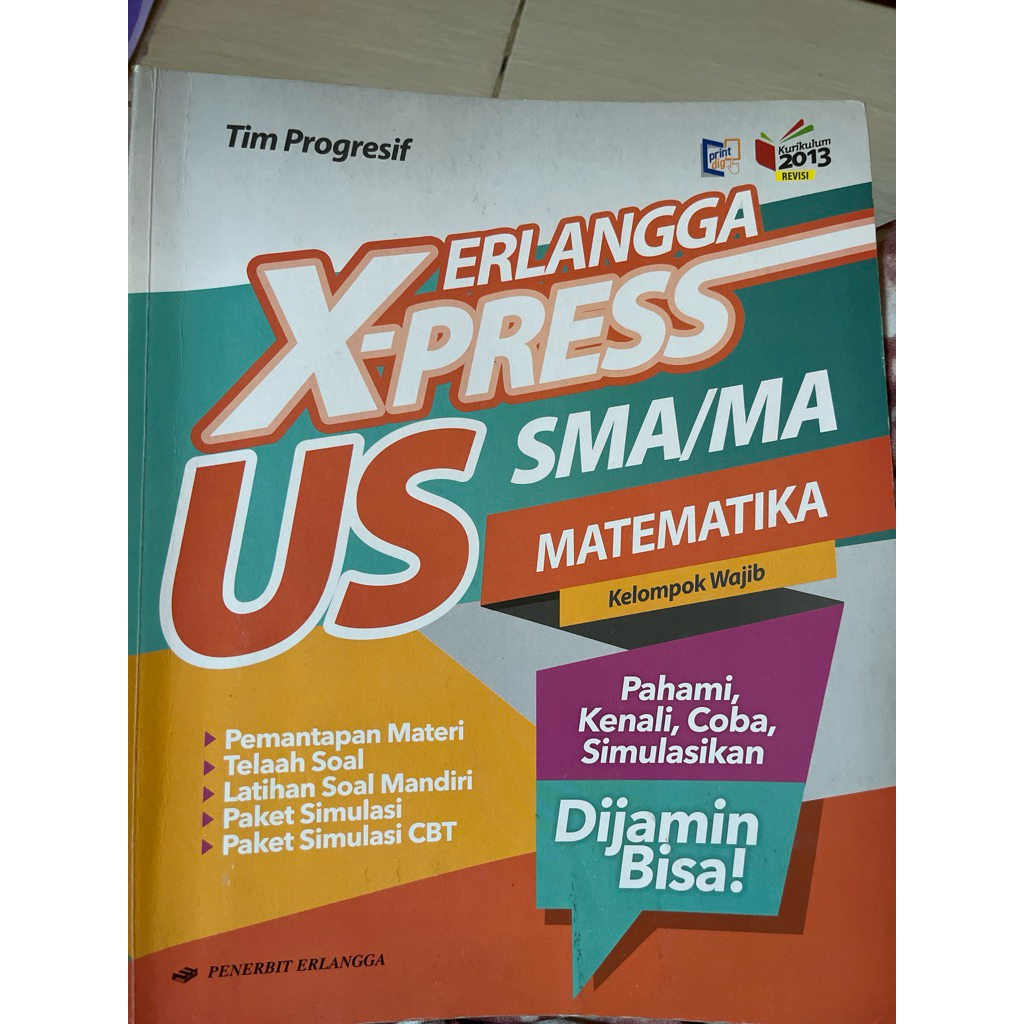 BUKU BEKAS erlangga matematika SMA/MA