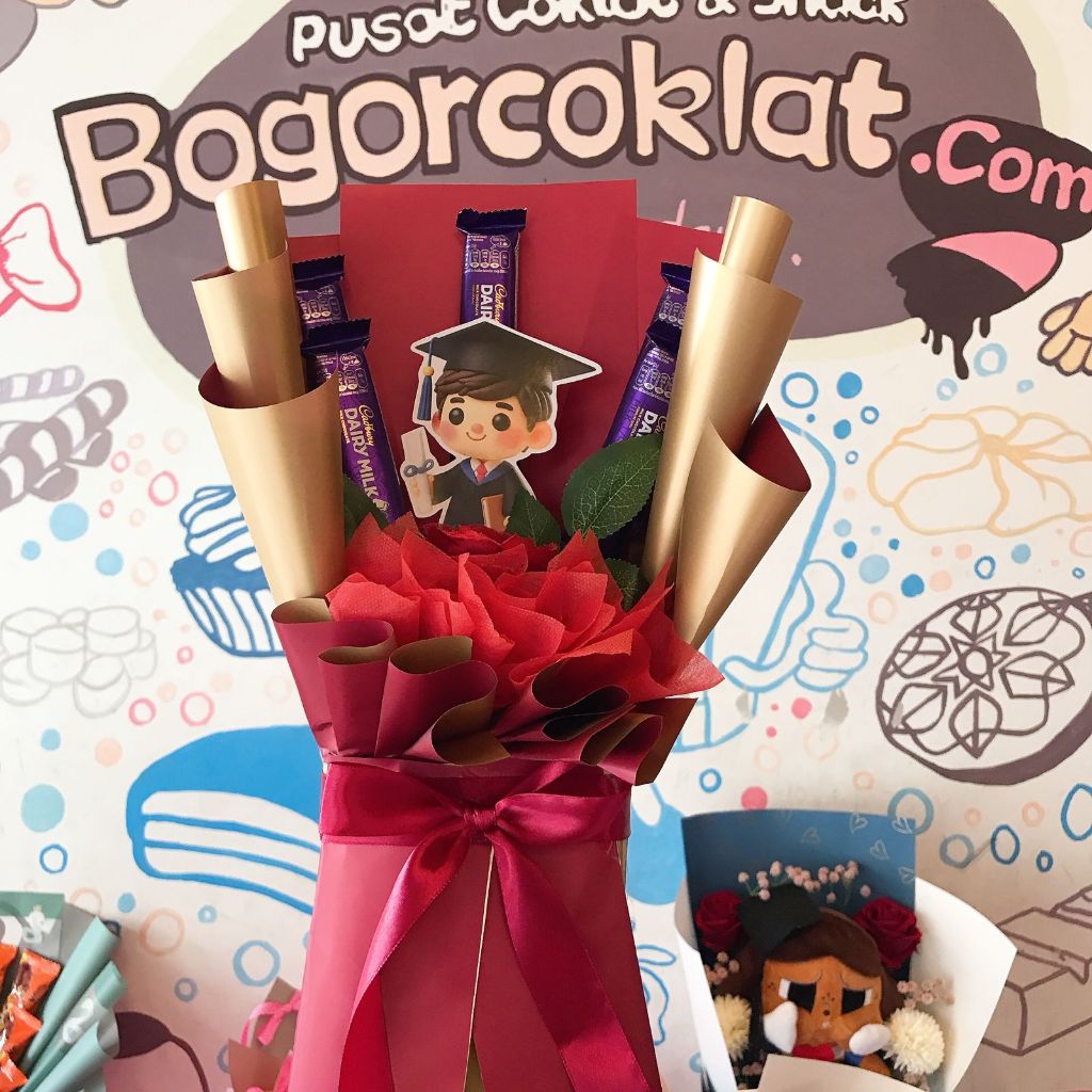 

Buket Coklat Wisuda Cadbury