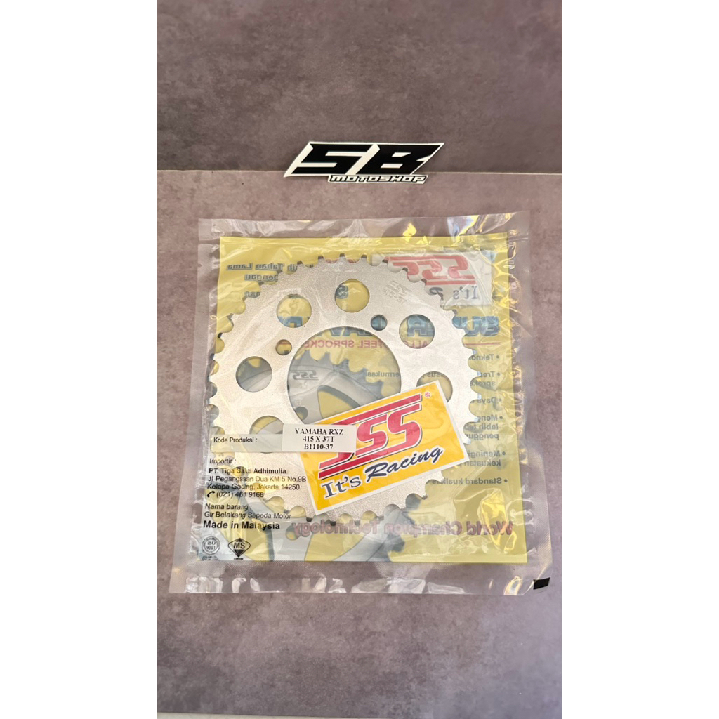 Gear Belakang SSS 415 RXZ Jupiter Fizr F1ZR