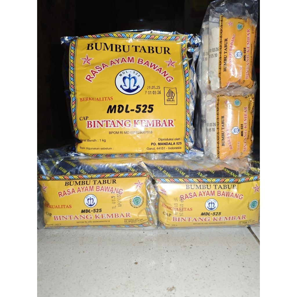 

Bumbu Tabur Bintang Kembar rasa Ayam Bawang