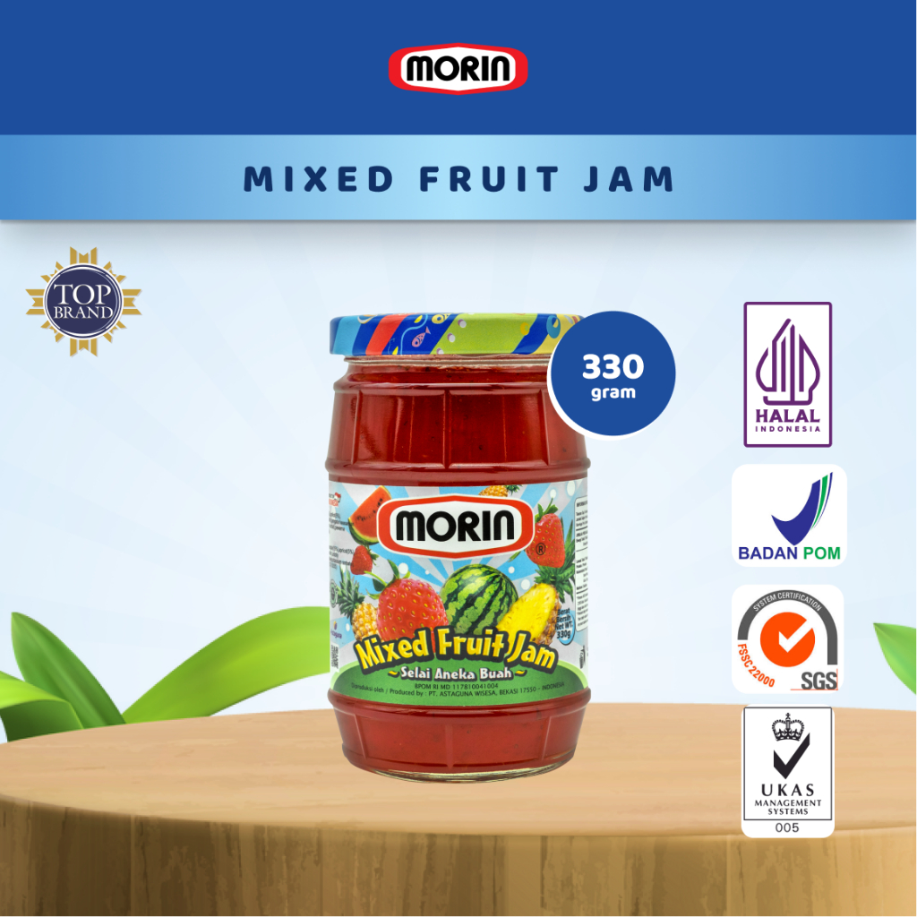 

Morin Selai Mixed Fruit 330 Gr - Selai Buah