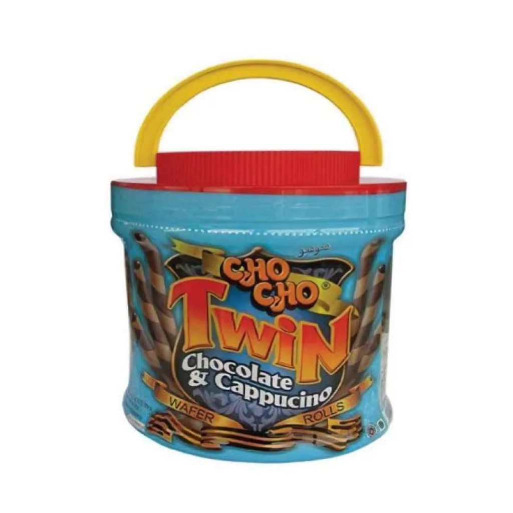 

Chocho Twin Waferoll 500gr Wafer Stick chocolate Cappucino Cho Cho