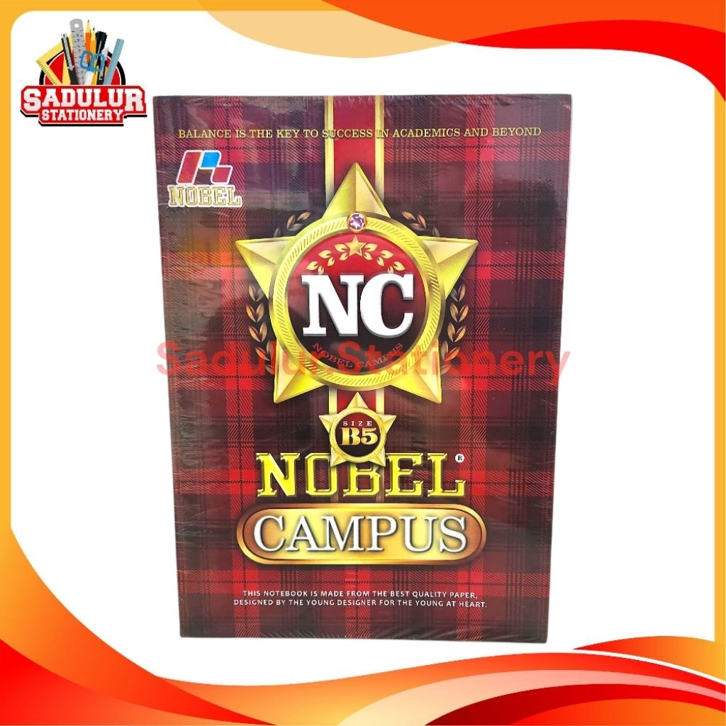 

Buku Tulis Nobel Campus 36 / Buku Bamboo Campus 36 Lembar / Buku Tulis Boxy Nobel 36lembar (1Pak = 10 Buku)