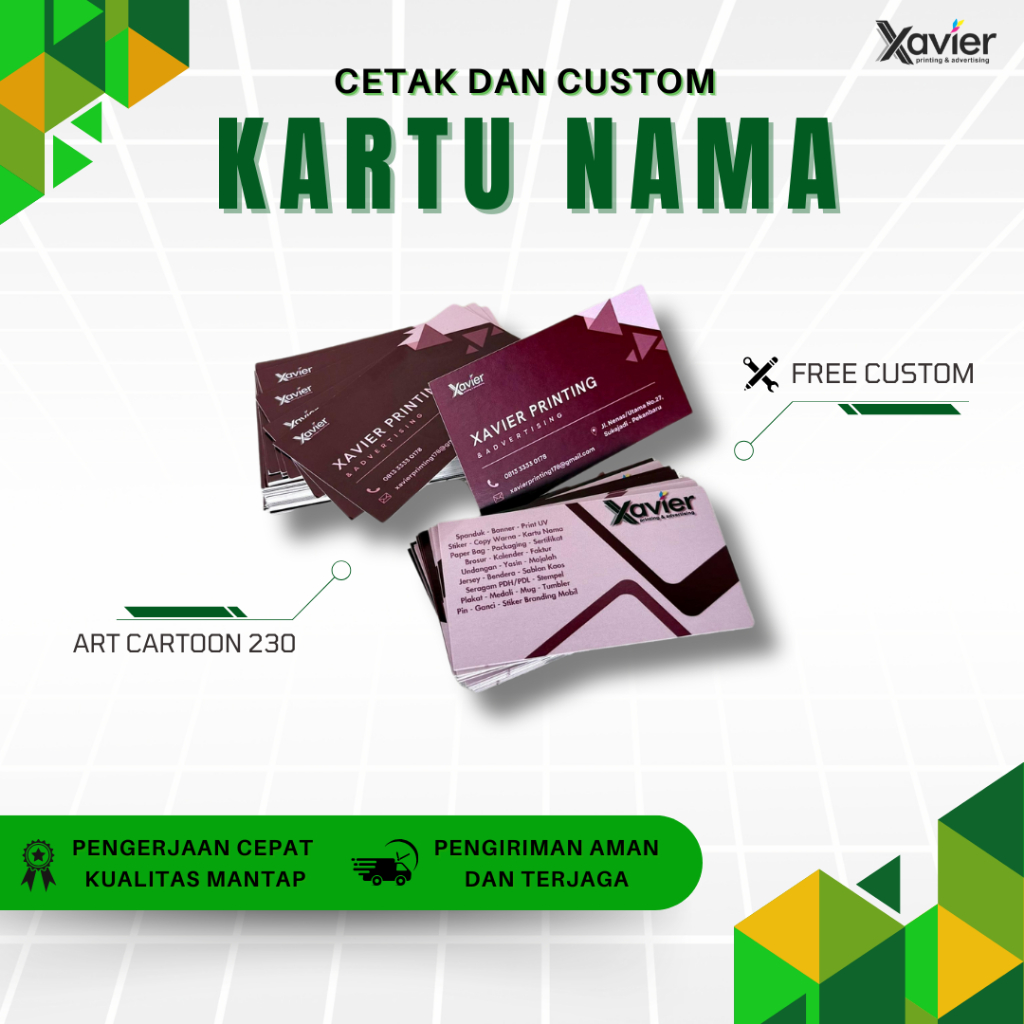 

KARTU NAMA + BOX FREE CUSTOM ATAU DESIGN KERTAS ART CARTOON TIMBAL BALIK 2 SISI