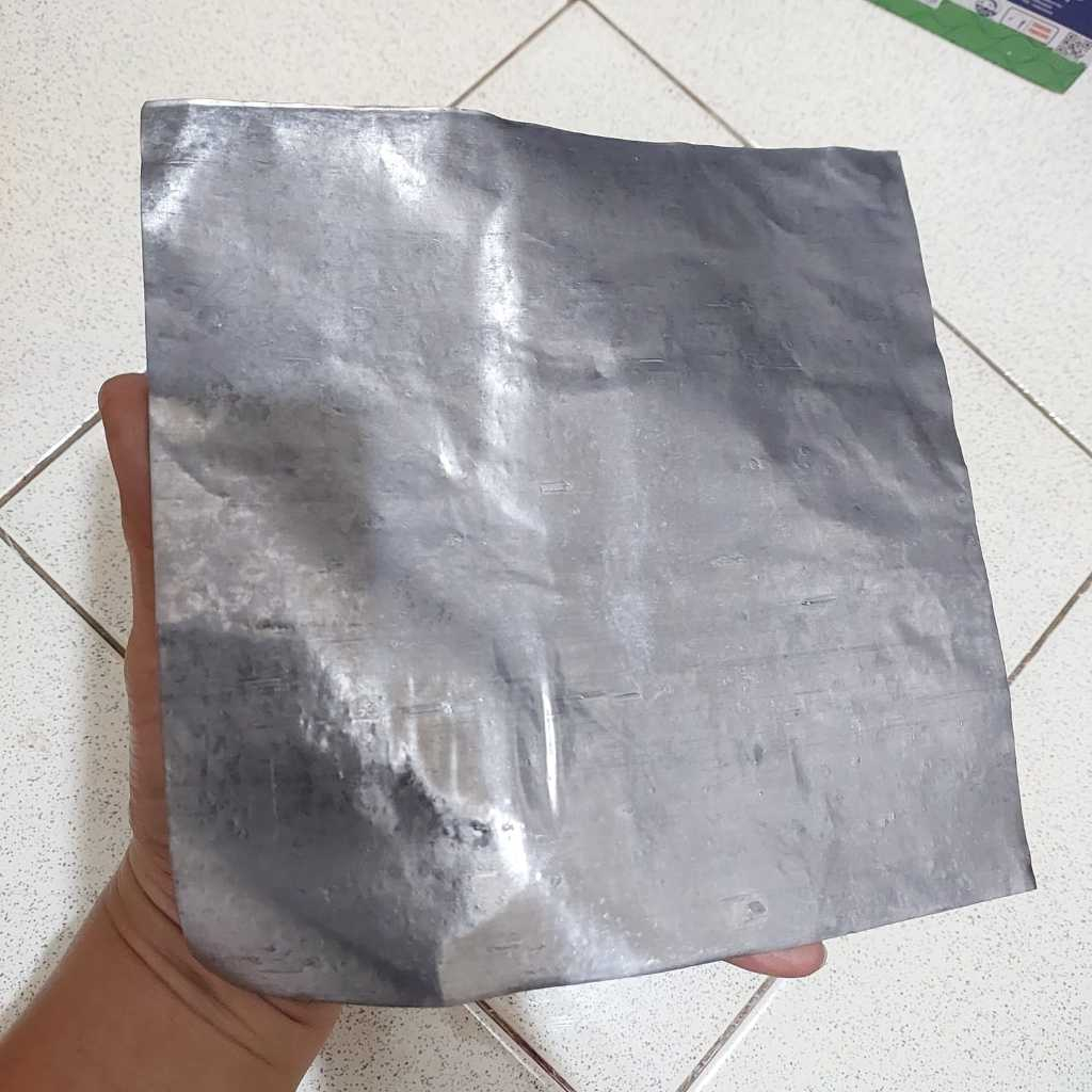 PEMBERAT PANCING TIMAH DAUN 20X20CM BANDUL KAIL PANCING BERAT 100GR-+