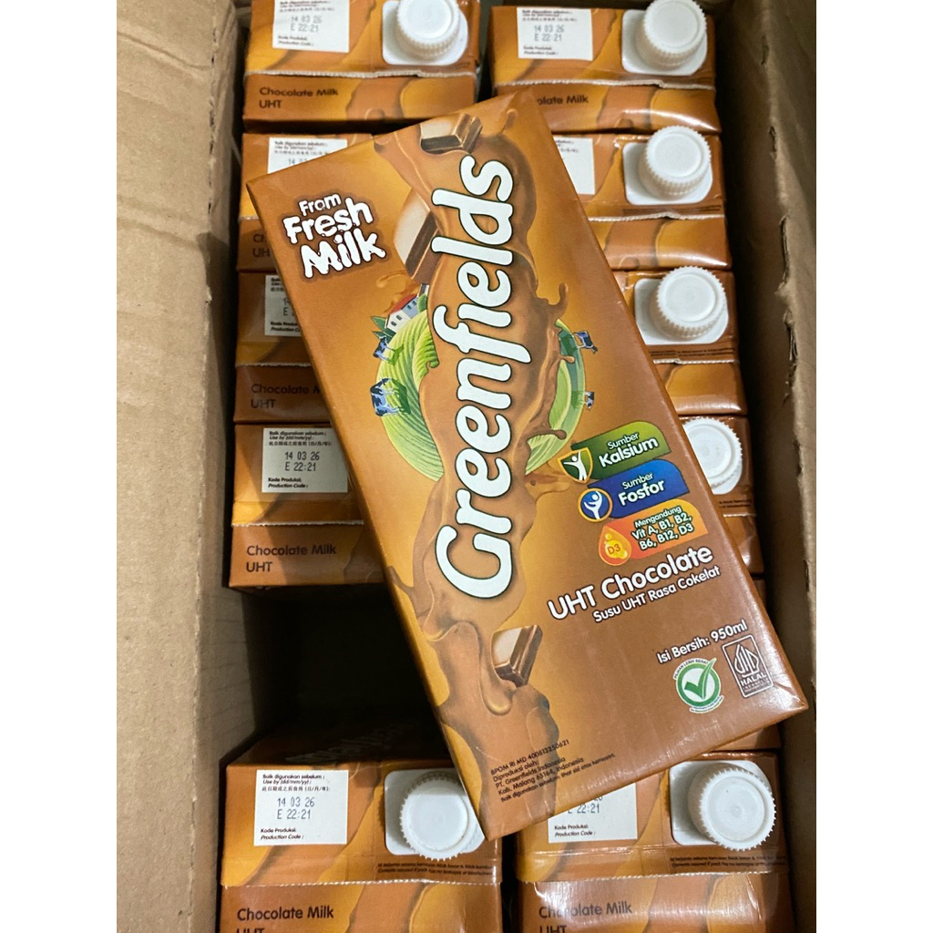 

[PROMO] GREENFIELDS UHT CHO MALT/CHOCOLATE 950 ML