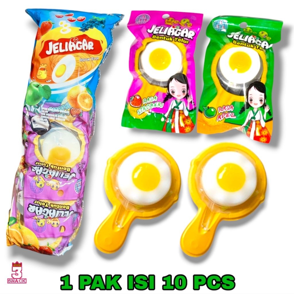 

JELLY AGAR TELOR ISI 10 PCS