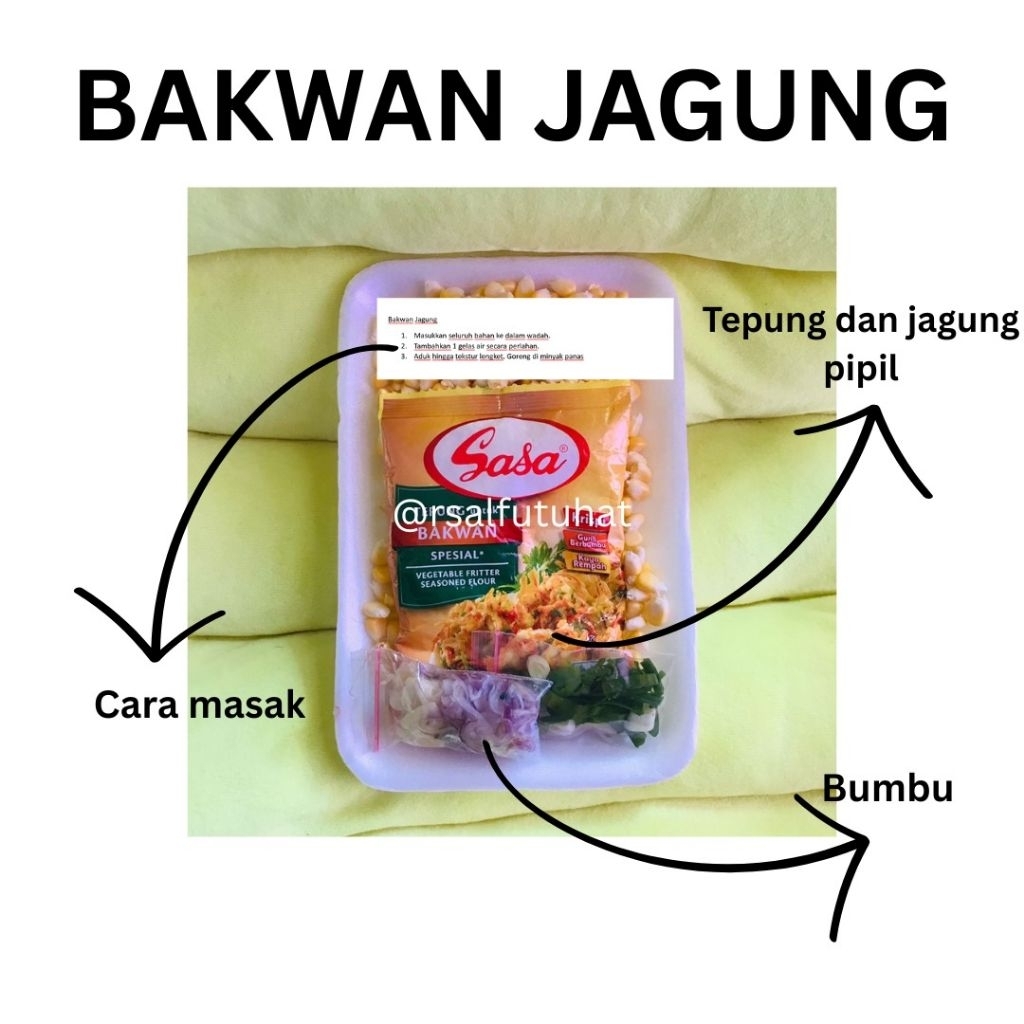 

BAKWAN JAGUNG FRESH PRAKTIS SIAP MASAK PACK