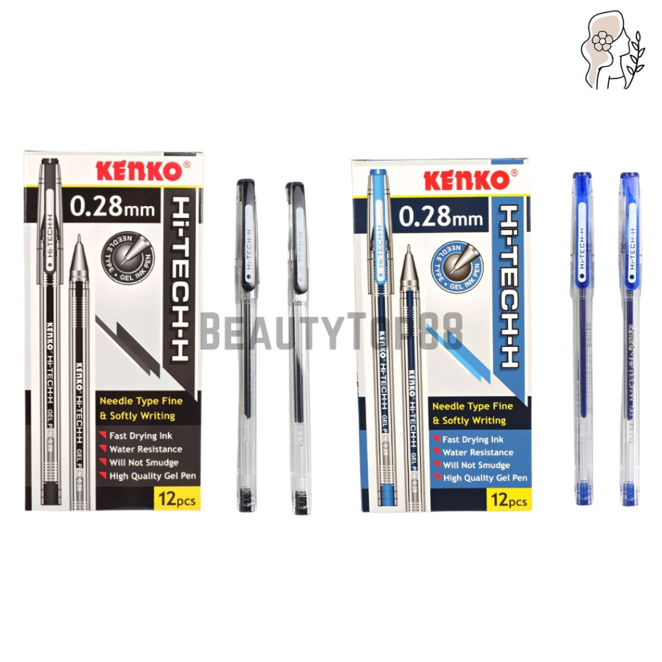 

Pulpen Kenko Hi Tech 28 mm Ballpoint Pen Tinta Gel HiTechH 28mm PER LUSIN KODE W7P9