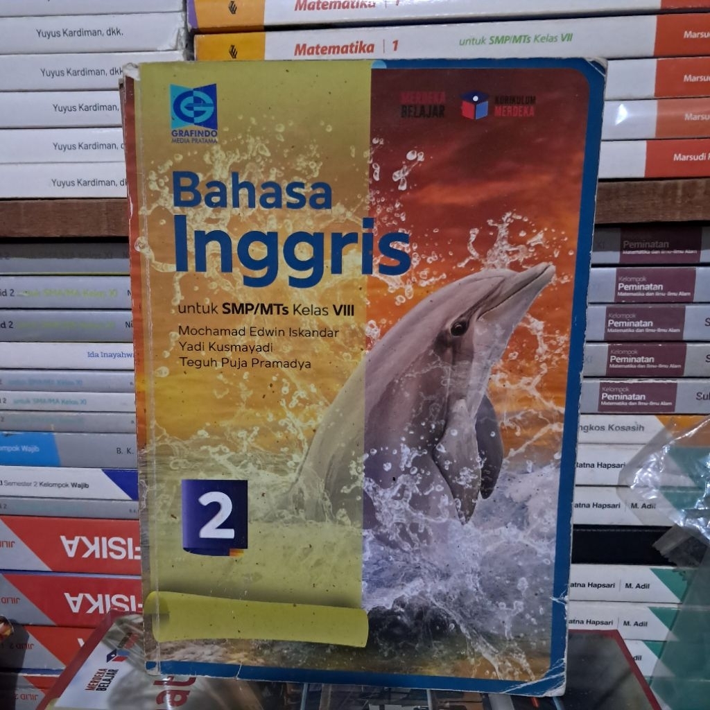 buku bekas ori kurikulum merdeka BAHASA INGGRIS   UNTUK SMP/MTS KELAS VIII (2)  GRAFINDO