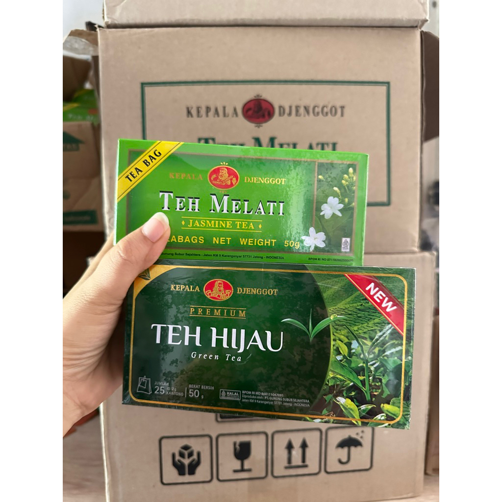 

( Teh Banded ) Teh Hijau Premium + Teh Melati Kepala Djenggot/ TEH CELUP