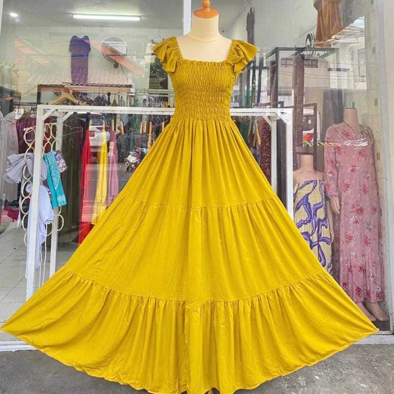 DRESS INTAN//GAUN WANITA KEKINIAN//SABRINA JUMBO M-XXXXL