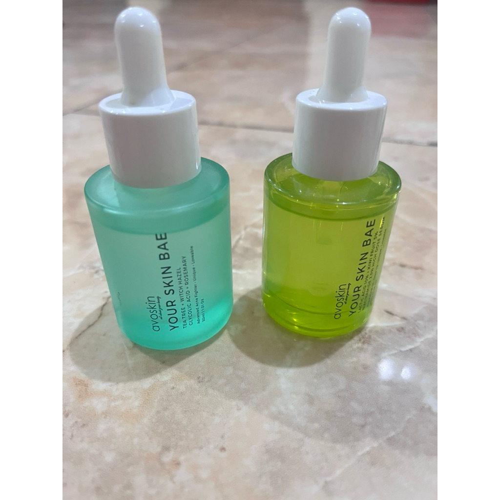 [PRELOVED SEKALI PAKAI] AVOSKIN YOUR SKIN BAR LACTIC ACID DAN TEA TREE SERUM