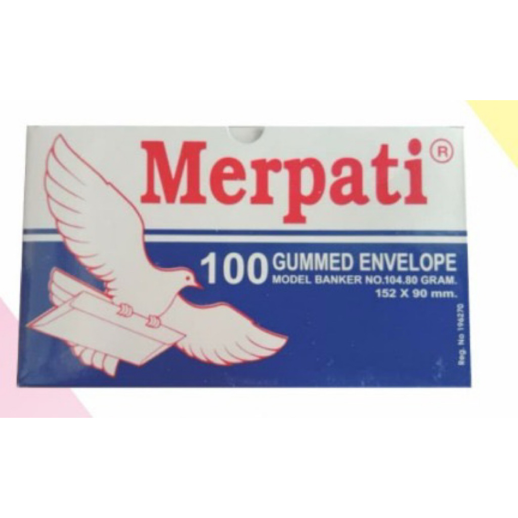 

AMPLOP PUTIH MERPATI 104 | AMPLOP UANG NON-PEREKAT