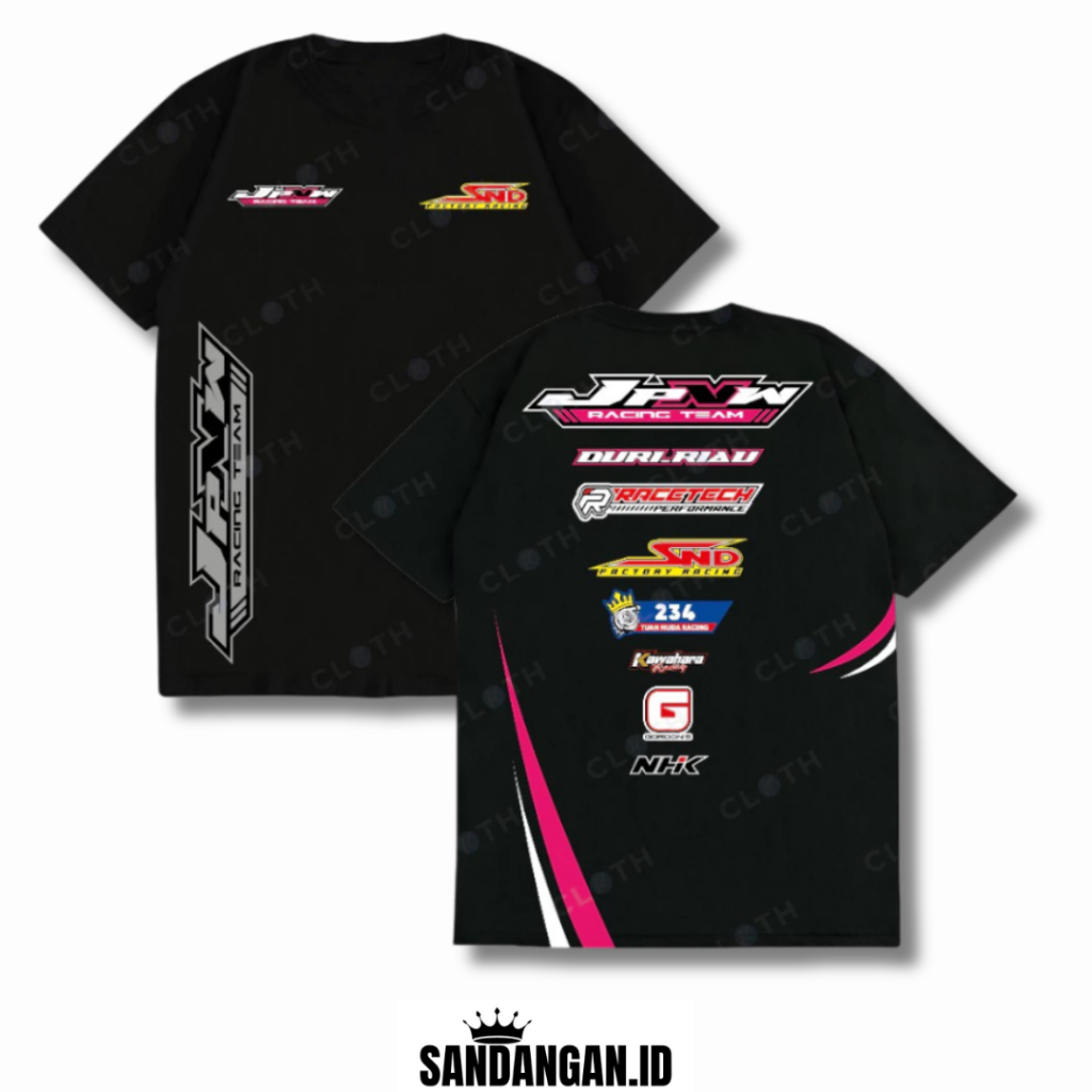 T-Shirt Kaos JPNW Racing Team Snd Factory Racetech Racing Combed 24S