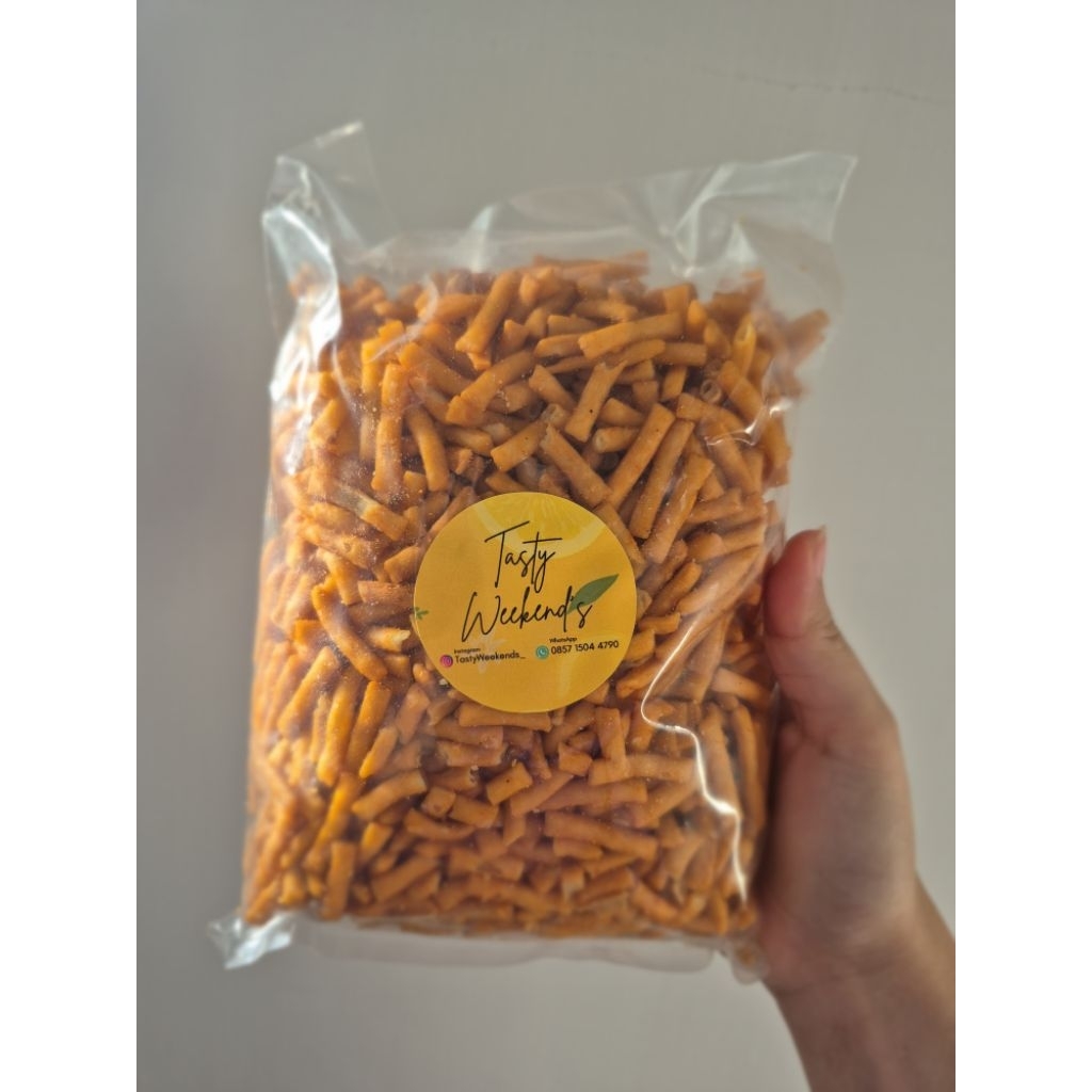 

kerupuk bawang pedas (450gr)