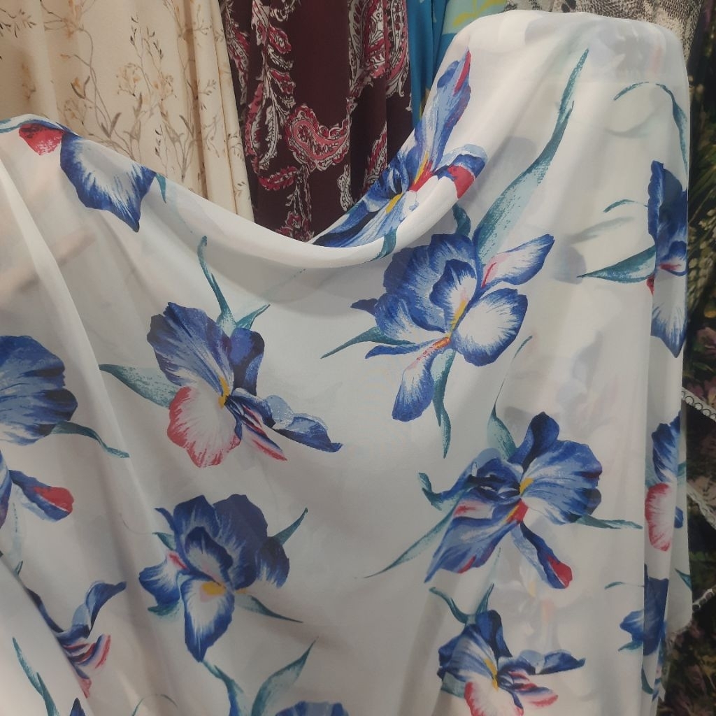 kain ceruti motif | Harga/0,5 m | kain ceruti meteran | bahan ceruti motif bunga | kain ceruty motif