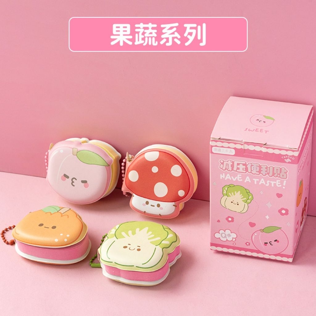 

Mini Sticky Notes Squishy Gantungan lucu