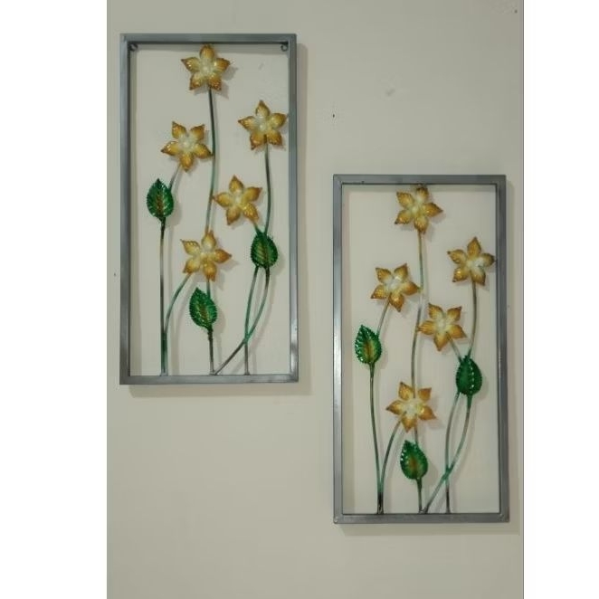 wall dekor hiasan nordic dinding/mural tanaman besi/minimalia clasic modern