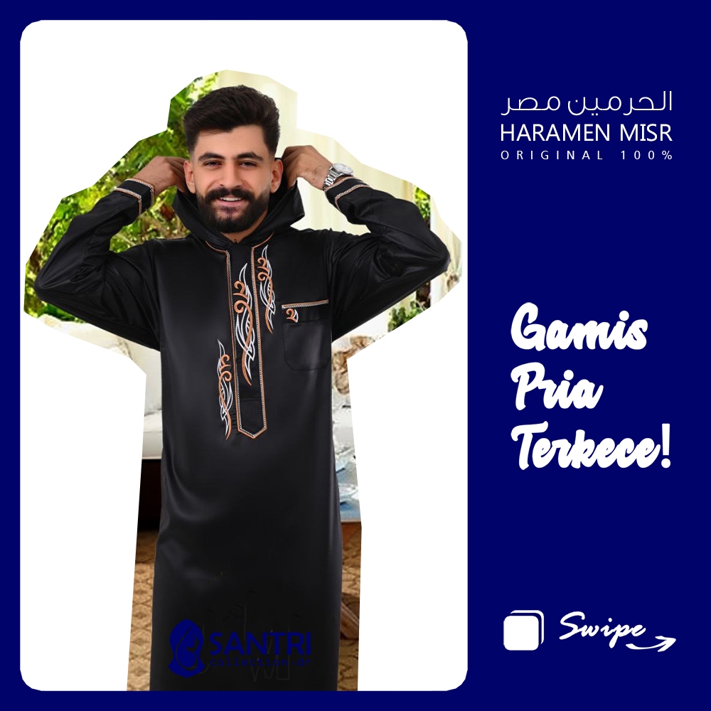 JUBAH AL-HARAMAIN MESIR || JUBAH HOODIE PREMIUM