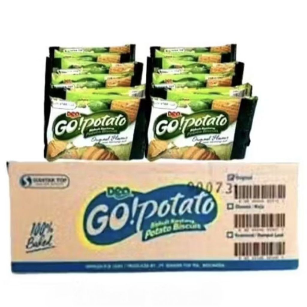 

[ DUS ] Biskuit Kentang Go! Potato Isi 200