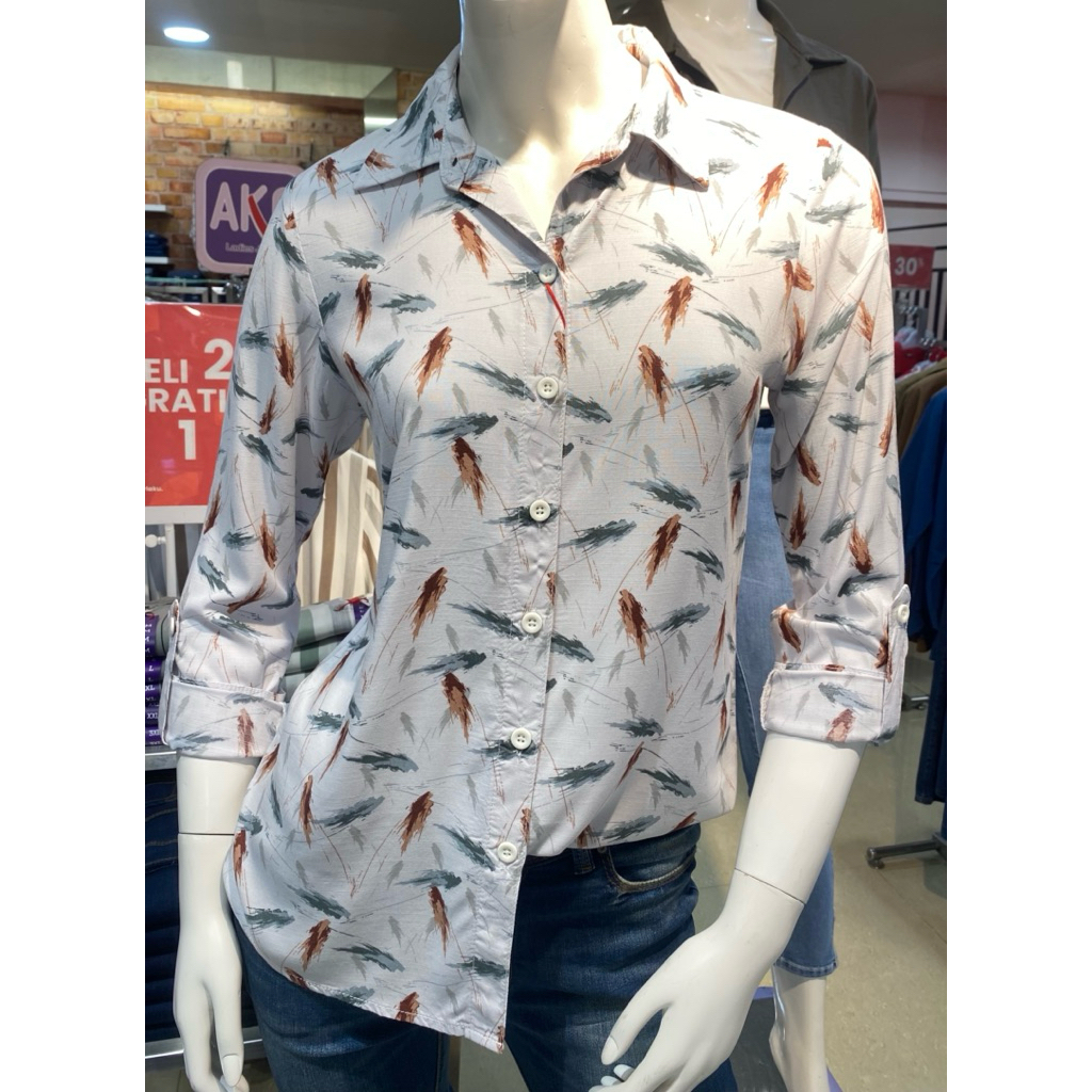 AKO KEMEJA ATASAN WANITA BAHAN RAYON SUPER ADEM BY MATAHARI (S-XL)