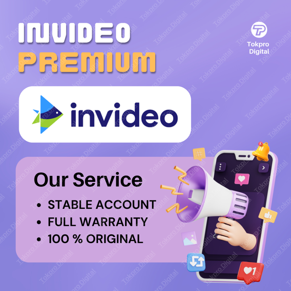 Invideo io Premium Unlimited Download LIFETIME Murah Bergaransi