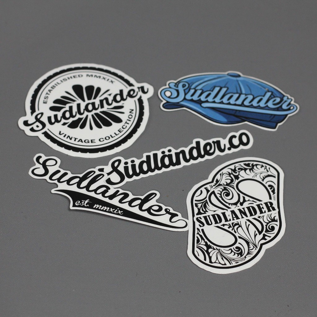 

Sudlander Paket Stiker 1 Bahan Vinyl Laminasi anti air