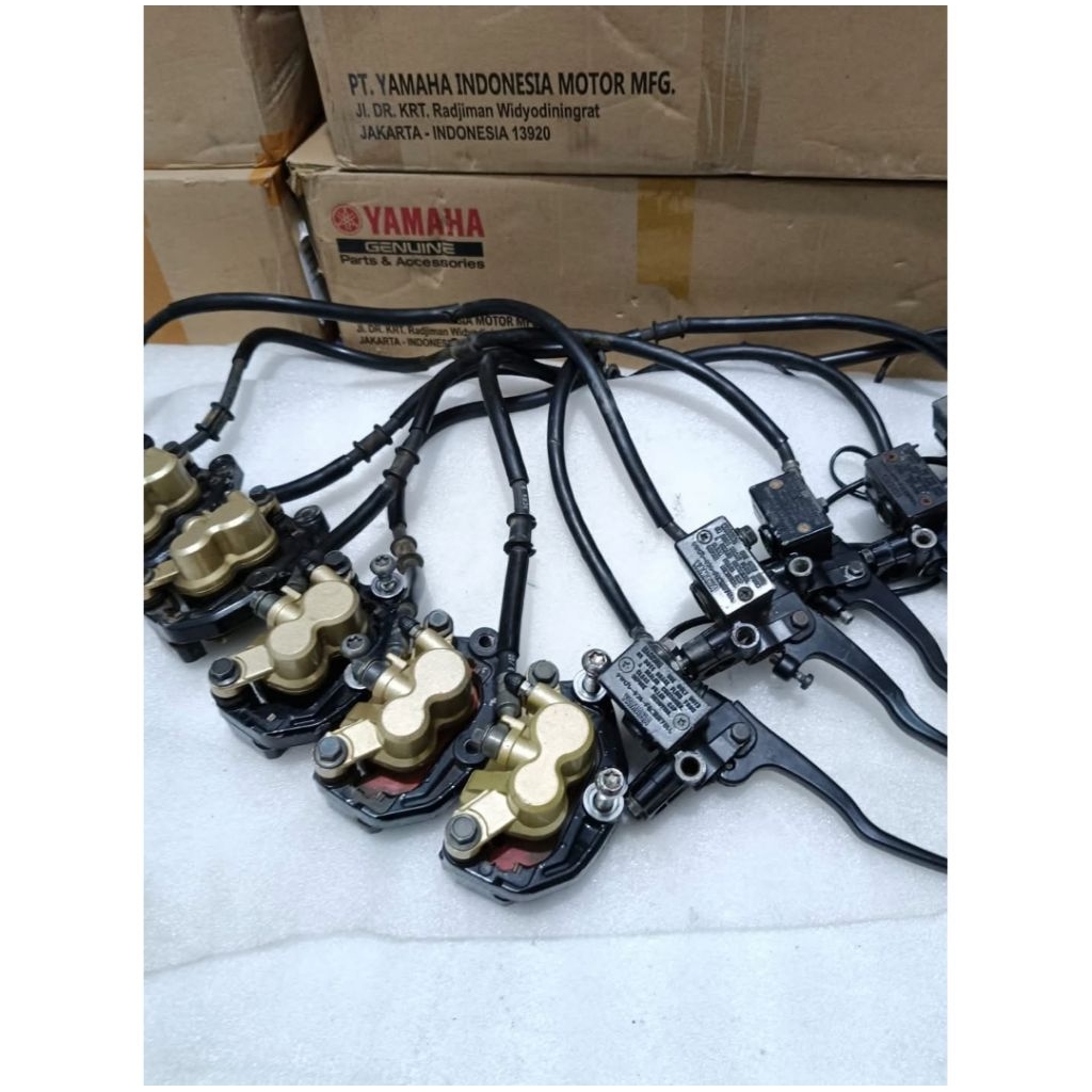 PENGEREMAN DEPAN SET RX KING NEW ORIGINAL LEPASAN UNIT KALIPER GOLD MASTER SELANG ORI COPOTAN RXKING