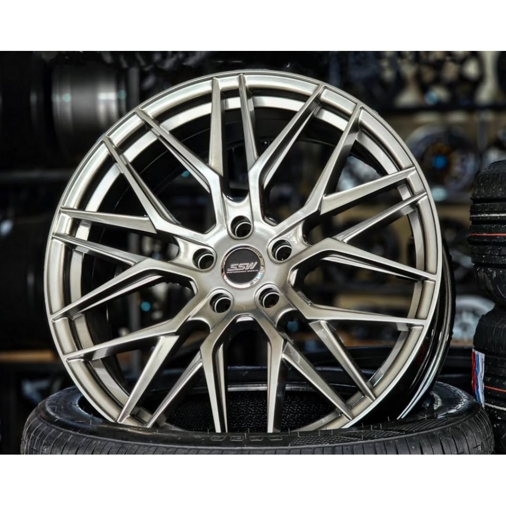 velg mobil BMW ring 20 S348 SSW ORIGINAL THAILAND velg racing bmw R20 PCD 5X120 velg mobil racing bm