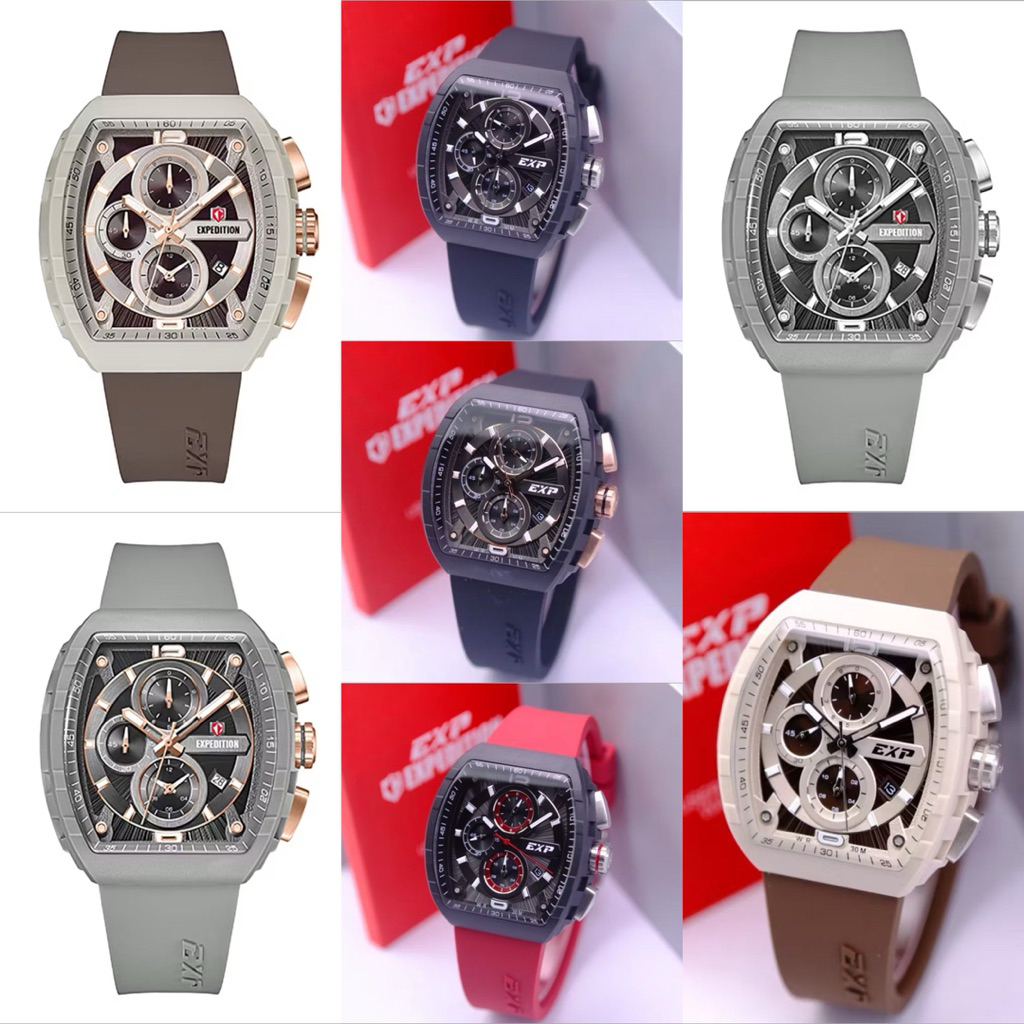 Jam Tangan Pria Expedition E 6782 M Eco Ceramic Original