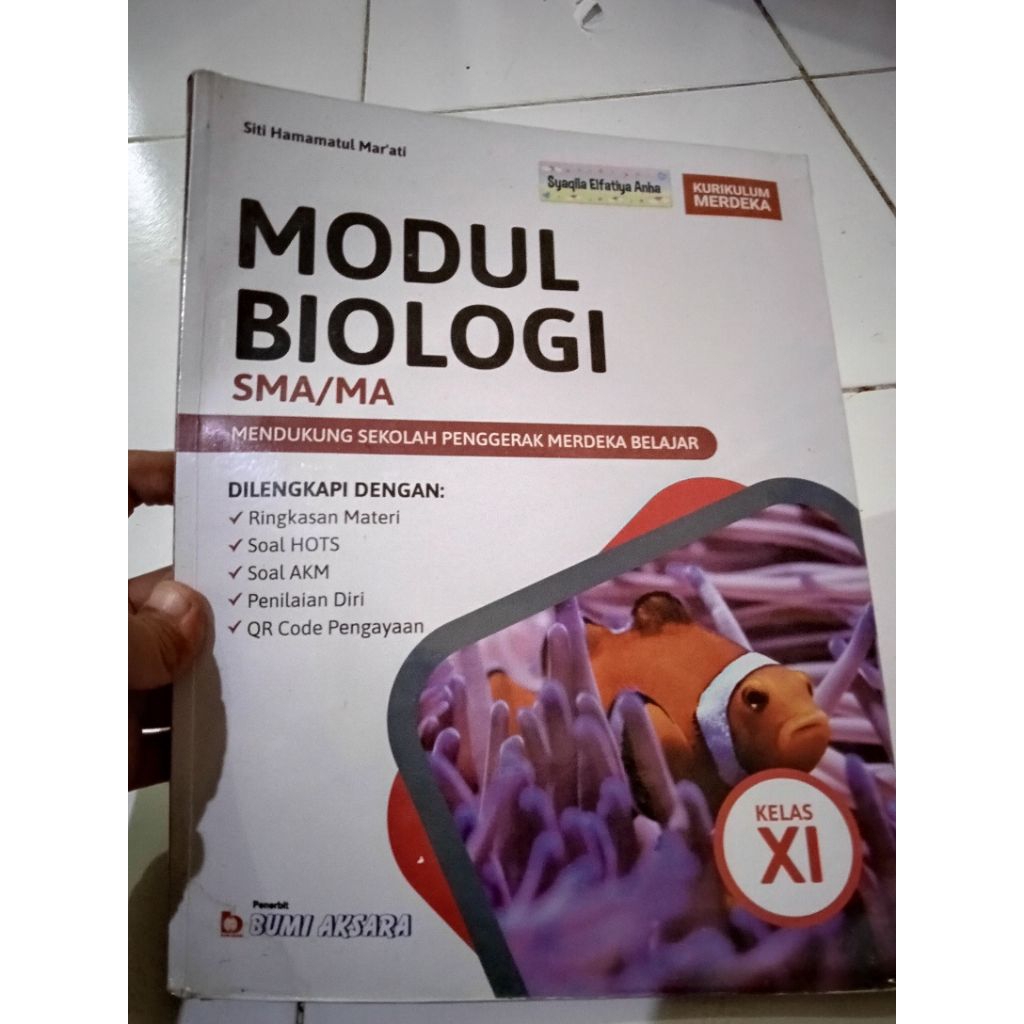 Modul Biologi kelas 11