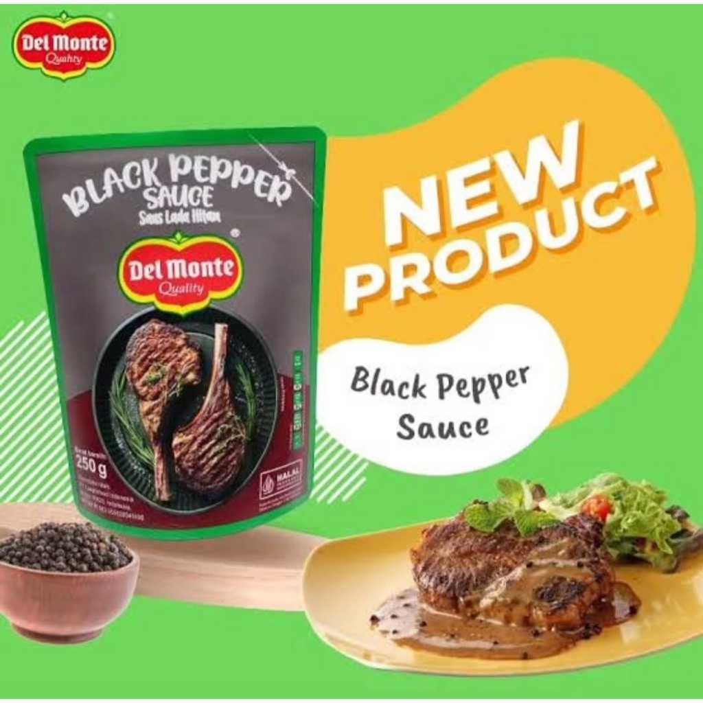 

Delmonte sauce bleckpepper 250 gr
