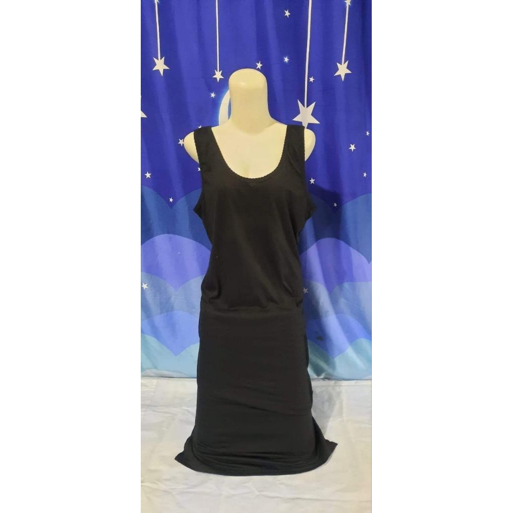 Dalaman gamis yukensi warna hitam