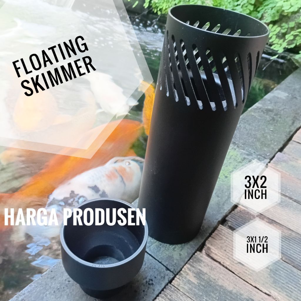 FLOATING SKIMMER 3 INCH / SKIMMER KOLAM KOI